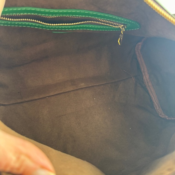 Brown and green bag - Picture 7 of 13